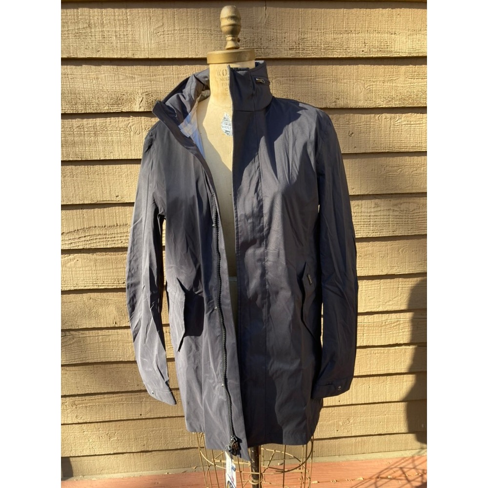 Woolrich Teton Blake Long Eskimo Jacket Black Cordura Stretch Men M WO1325